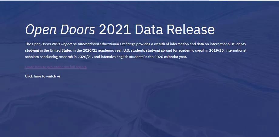2021美國門戶開放報告發(fā)布！