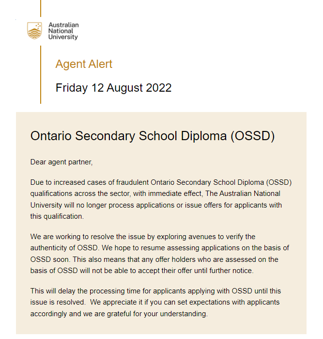 澳洲收縮OSSD？別慌！OSSD仍是直錄名校利器！