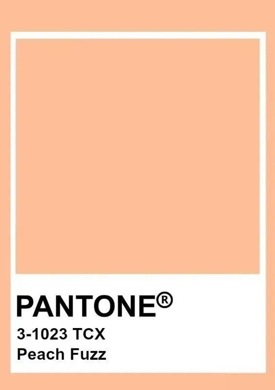 桃色來襲！2024年流行色 - PANTONE 13-1023 柔和桃色調(diào)