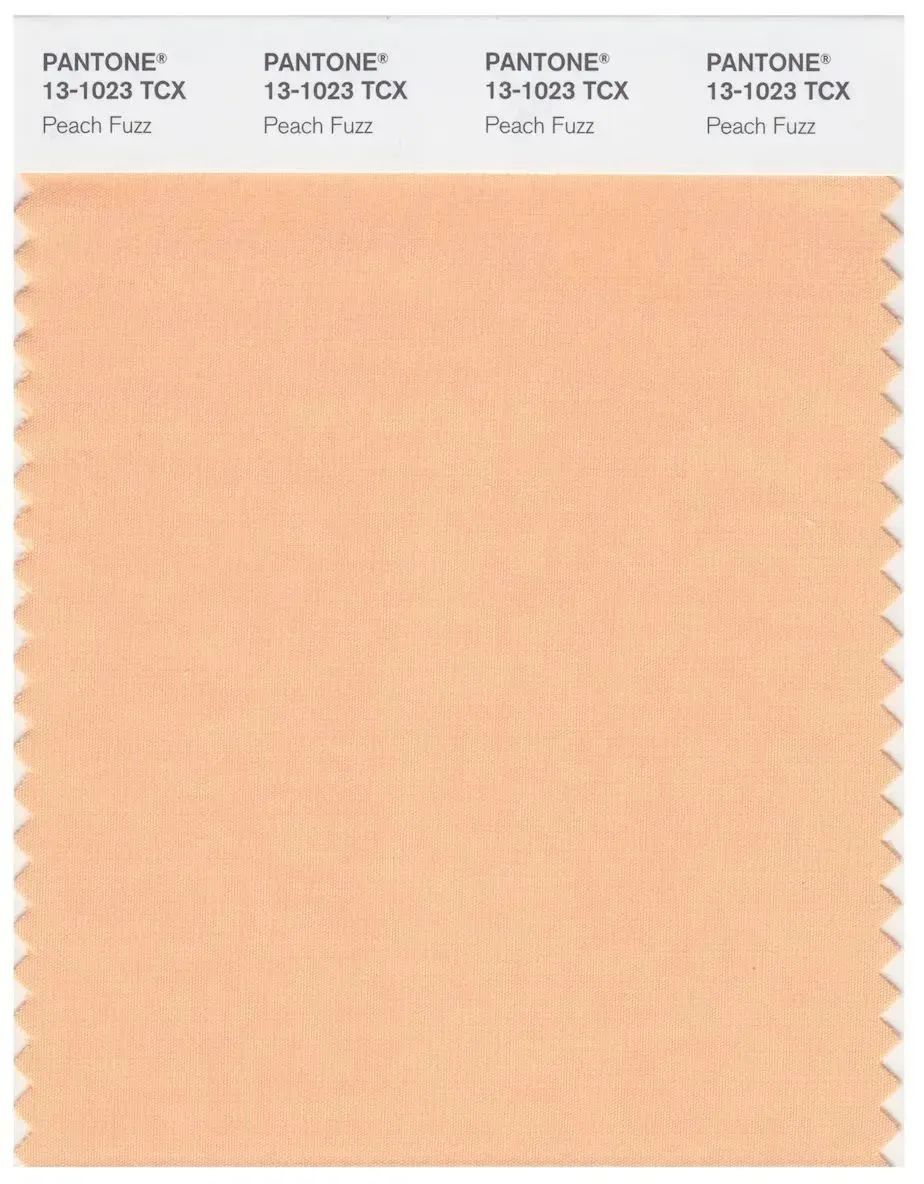 桃色來襲！2024年流行色 - PANTONE 13-1023 柔和桃色調(diào)